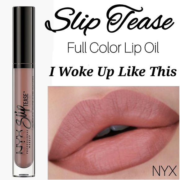 NYX Slip Tease Full Color Lip Oil - I Woke Up Like This - Picture 1 of 5